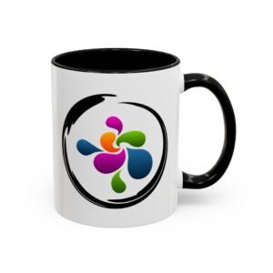 Unique Coffee Mug - Multicolor Original Paint Splash Design, 11oz/15oz